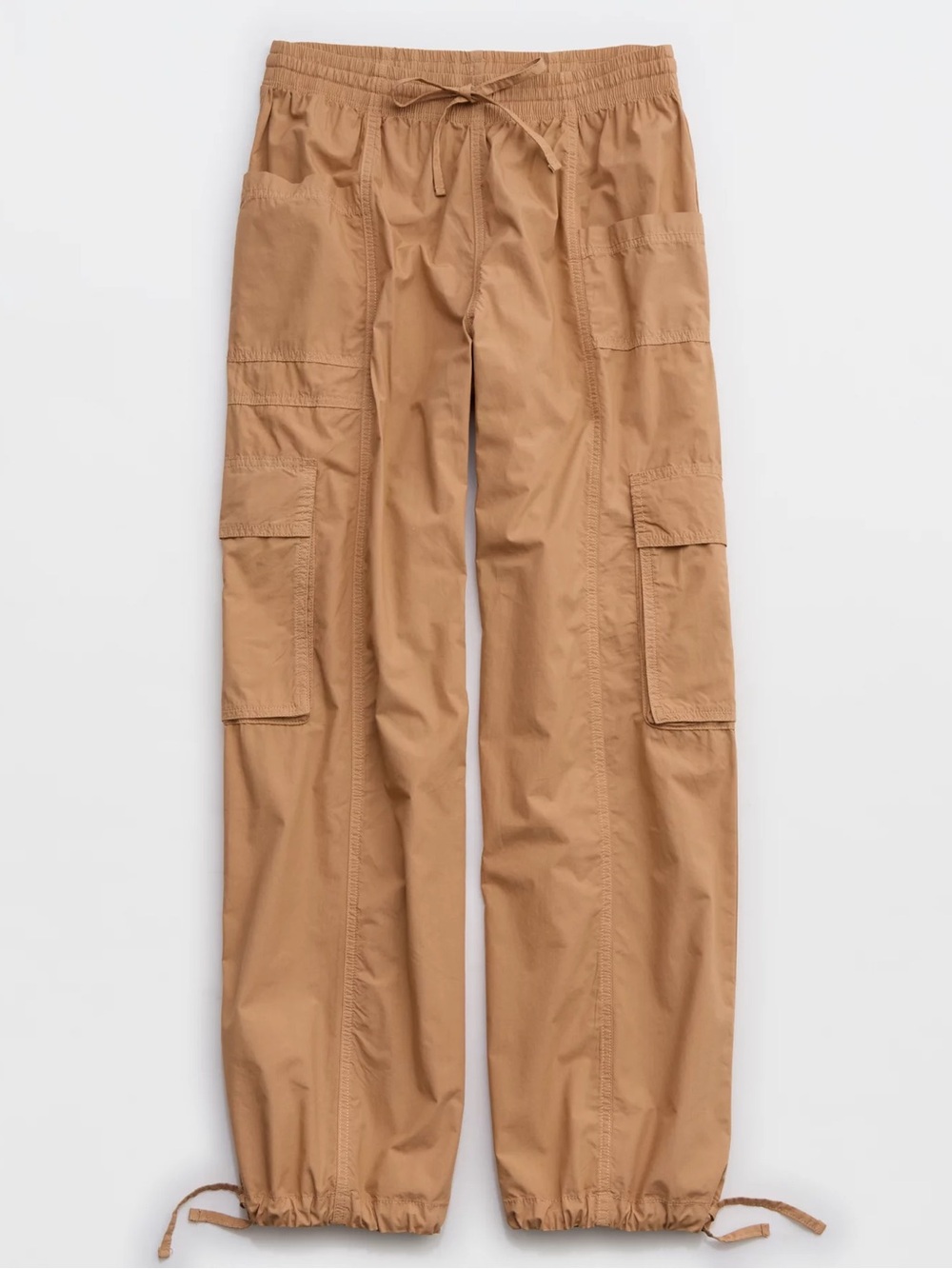 Aerie High Waisted Go-For-It Baggy Cargo Pants Toasty Extra Large
